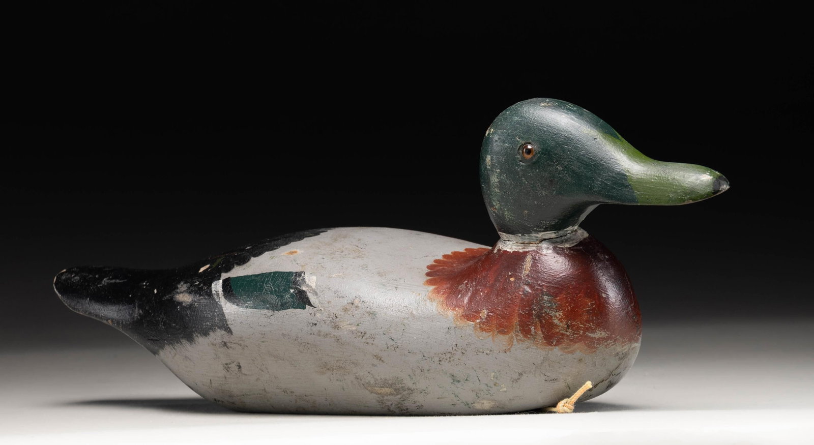 HILL, MALLARD DRAKE DECOY. (1 of 2)