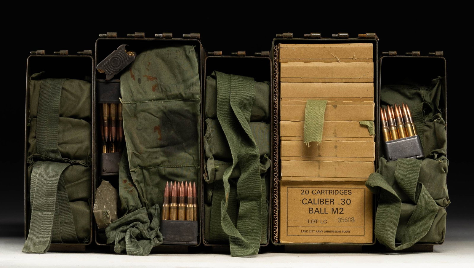 US MILITARY COLD WAR ERA 30-06 M2 BALL AMMO PLUS (1 of 1)