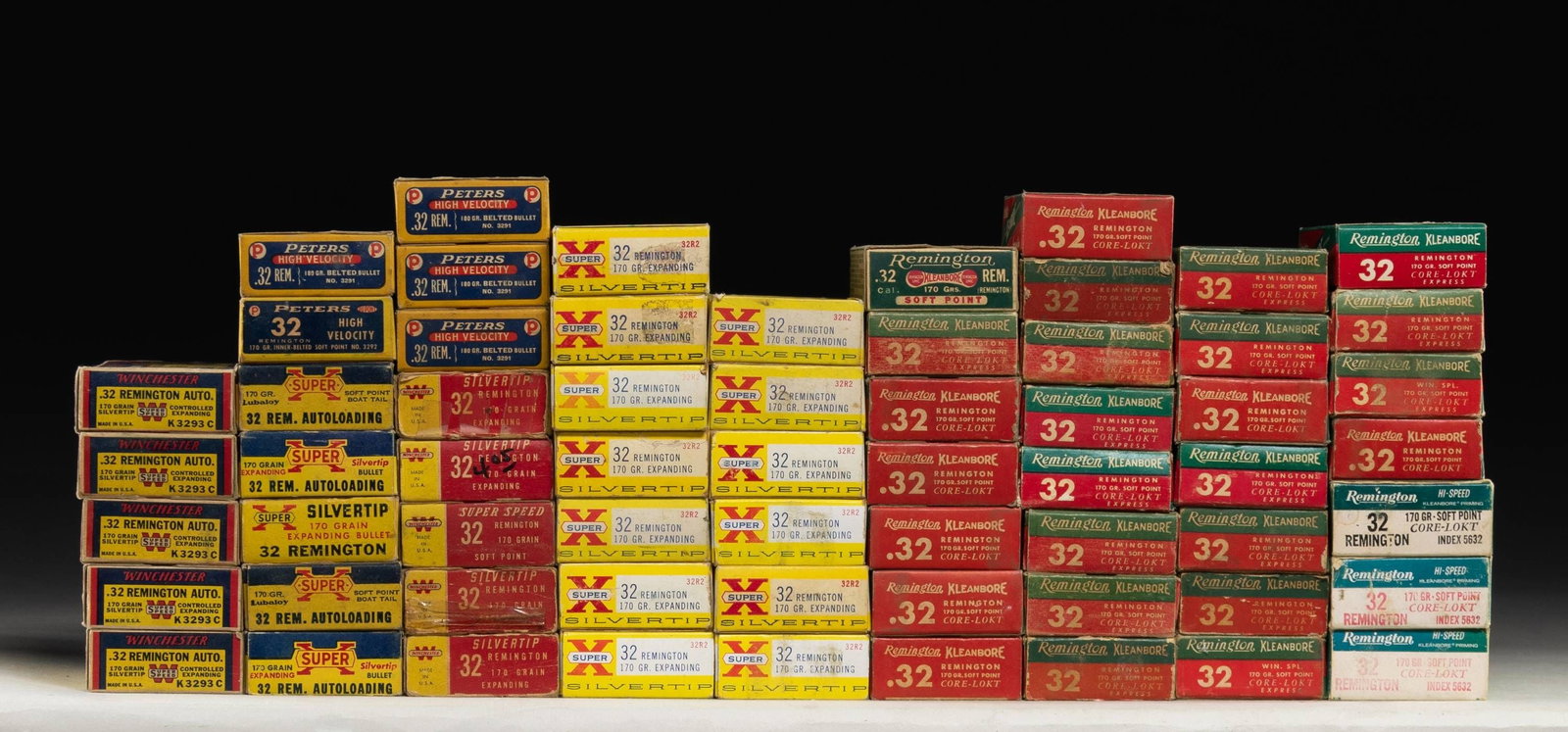 LARGE GROUPING OF 32 REMINGTON SPORTING RIFLE (1 of 1)