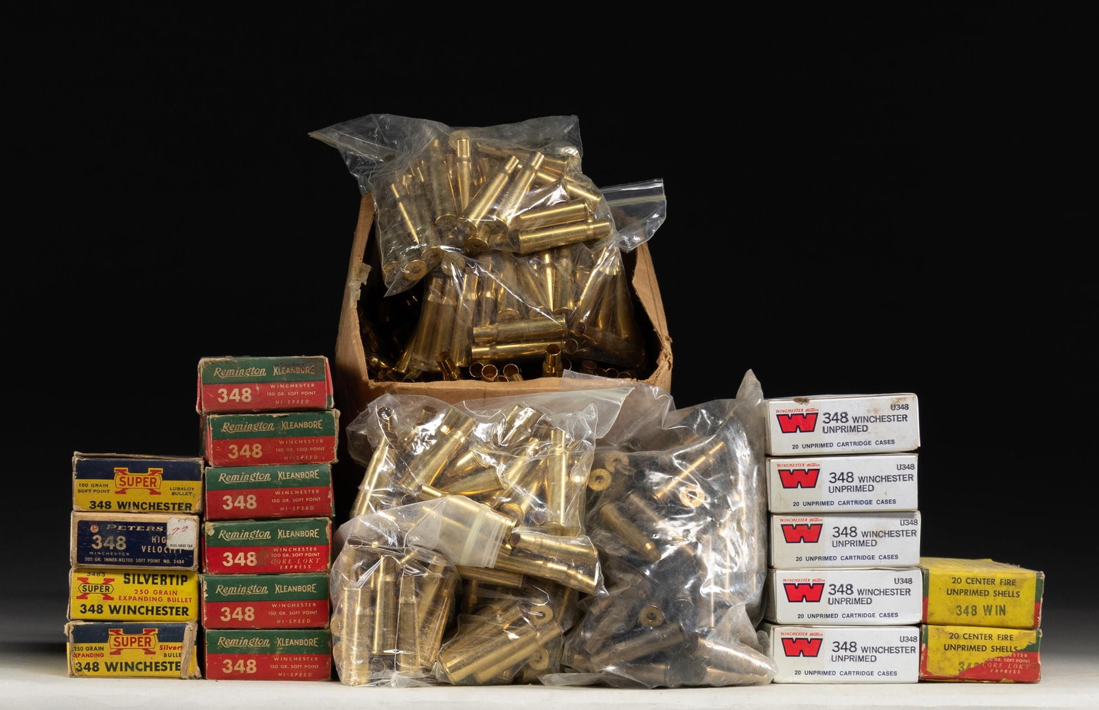 GROUPING OF DESIRABLE 348 WINCHESTER SPORTING (1 of 1)