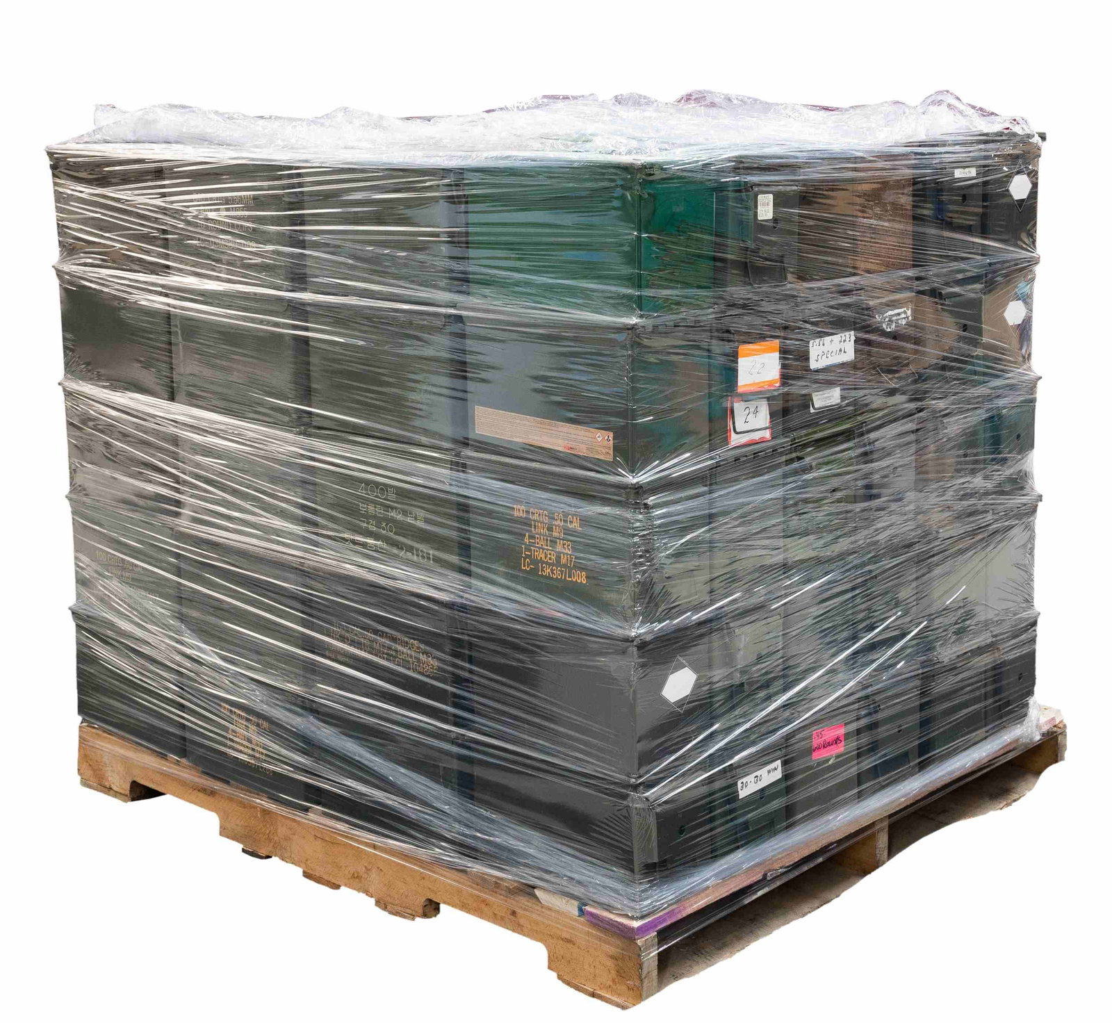 LARGE LOT OF 120 AMMO CANS. (1 of 2)