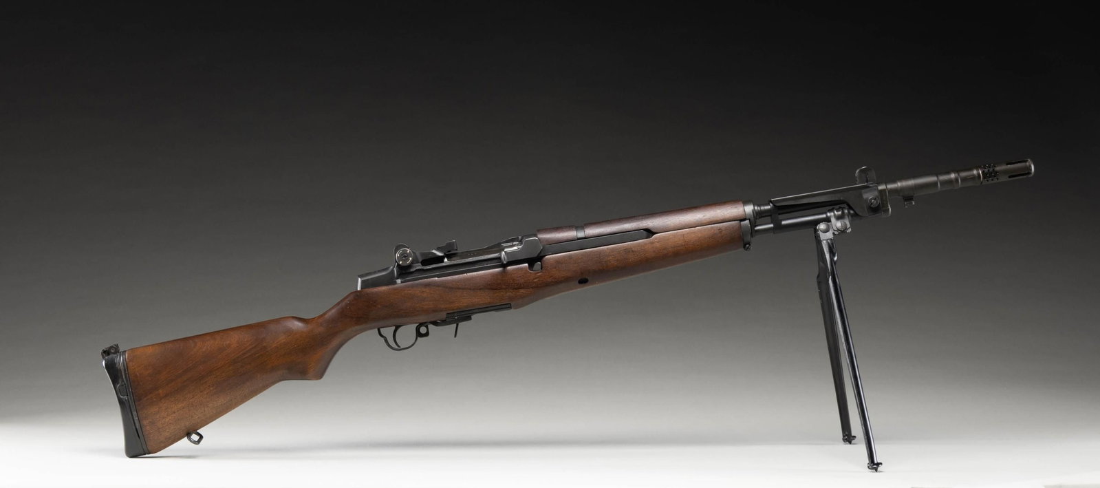 FULLY TRANSFERABLE SPRINGFIELD ARMORY INC/BERETTA: BM-59 MACHINE GUN. Cal. 7.62 (NATO). S# X000316. Bbl. 19" with muzzle brake. Standard BM-59 sights with additional grenade launcher sight. The BM-59 was an Italian Cold War battle rifle based on the M