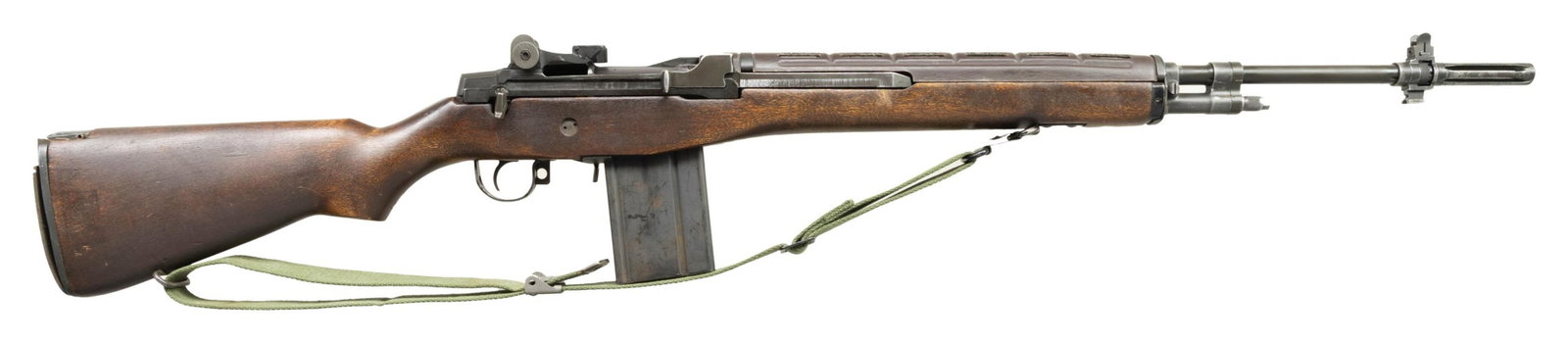 FULLY TRANSFERABLE H&R/SPECIALTY ARMS M14 MACHINE: GUN. Cal. 308. S# 819087. Bbl. 22" SAK made & dated 3-76. Standard M14 GI sights. H&R M14 professionally remade with a rewelded receiver & registered by Specialty Arms of Ohio. Bolt, op-rod & trigger 