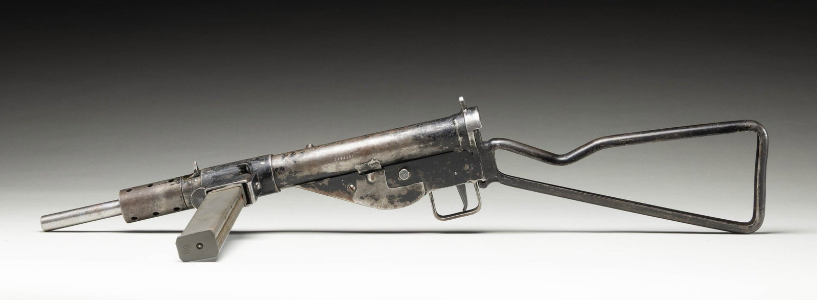 FULLY TRANSFERABLE STEN MK2 SUBMACHINE GUN. - 2