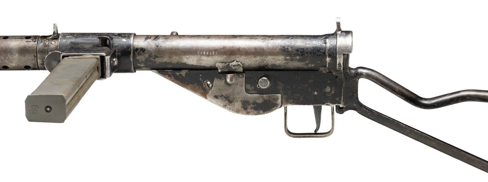 FULLY TRANSFERABLE STEN MK2 SUBMACHINE GUN. - 4