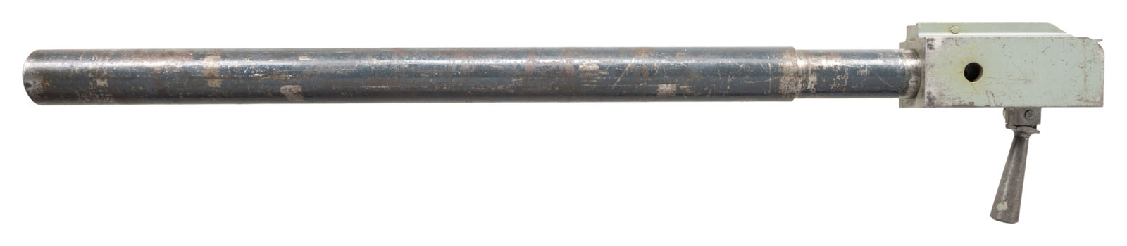 US WWII DATED SPRINGFIELD 50 BMG BOLT ACTION MANN: ACCURACY DEVICE. Cal. 50 BMG. S# 3048. Bbl. 35 7/8". This very large, heavy & interesting device was used to test the accuracy of 50 caliber machine gun ammunition. Though similar to other Mann device