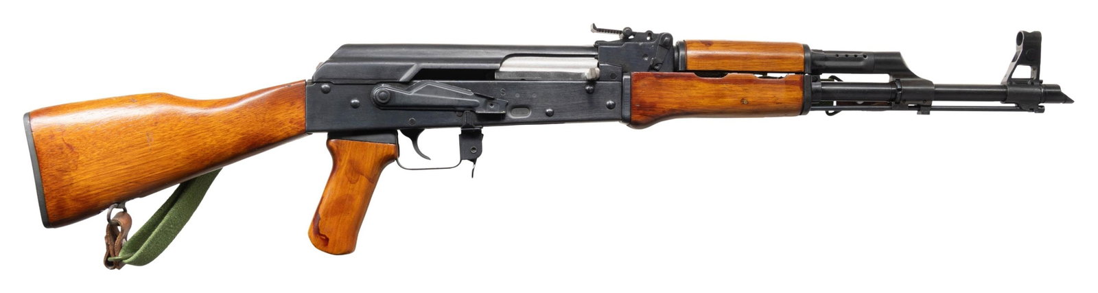 NORINCO TYPE 56S EARLY AK TYPE PRE-BAN RIFLE: Cal. 7.62x39. S# 602249. Bbl. 16". An early semi-auto AK-47 variant imported from China through SILE of NY. NY. Blued finish on exposed metal surfaces. Front trunnion marked "56S" along w/ the