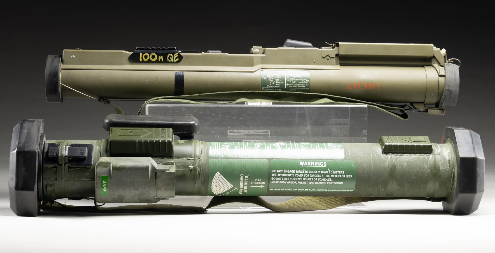 INERT LAW ROCKET LAUNCHER & INERT AT4 ROCKET (1 of 2)