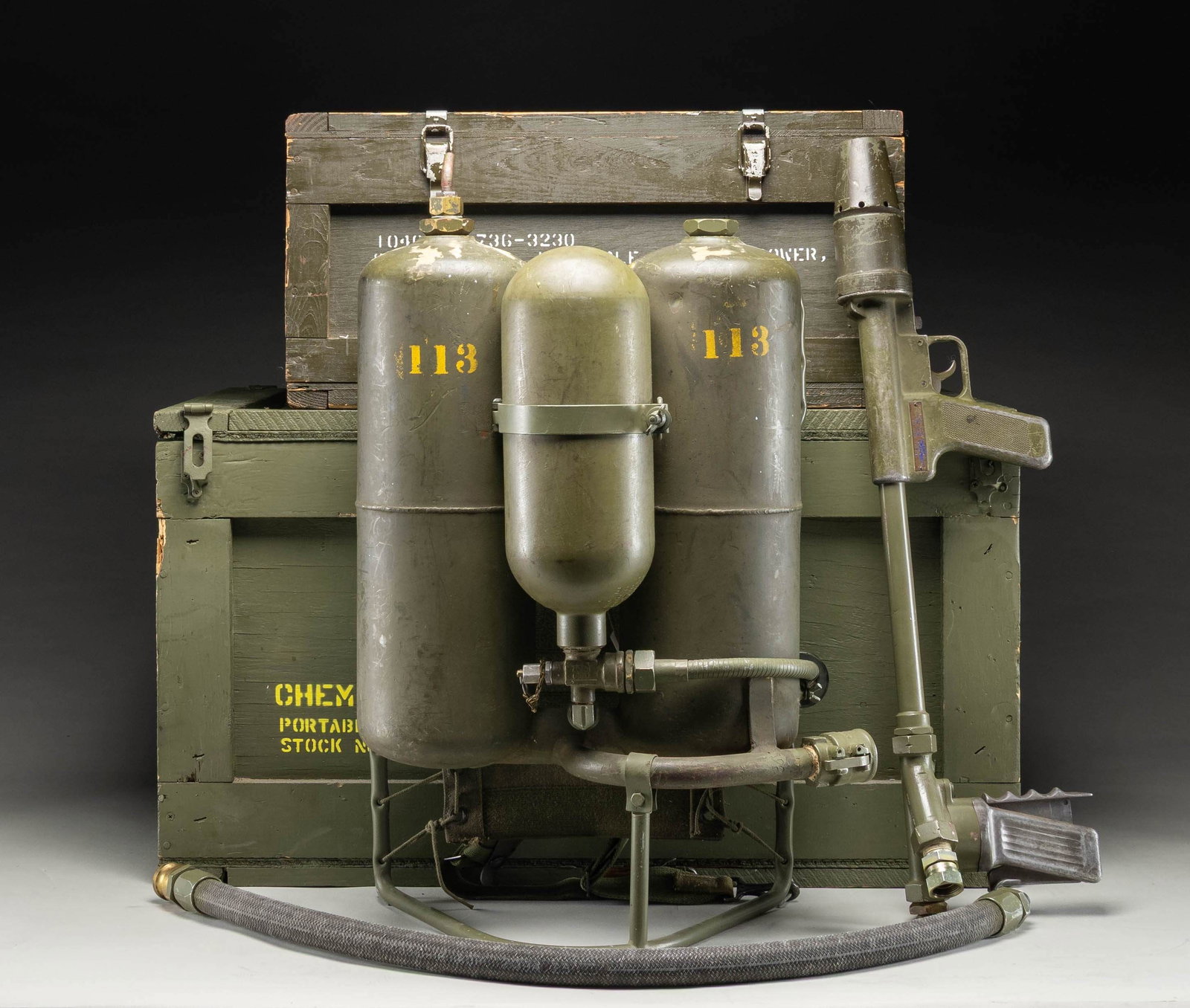 USGI M2 FLAME THROWER AS USED BY MUSEUM OF PACIFIC (1 of 7)