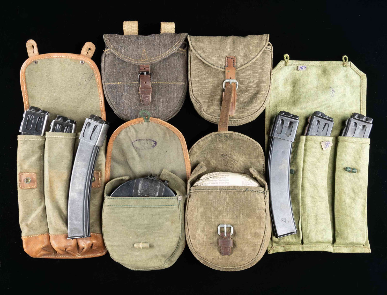 LOT OF PPSH DRUMS & MAGS. (1 of 2)