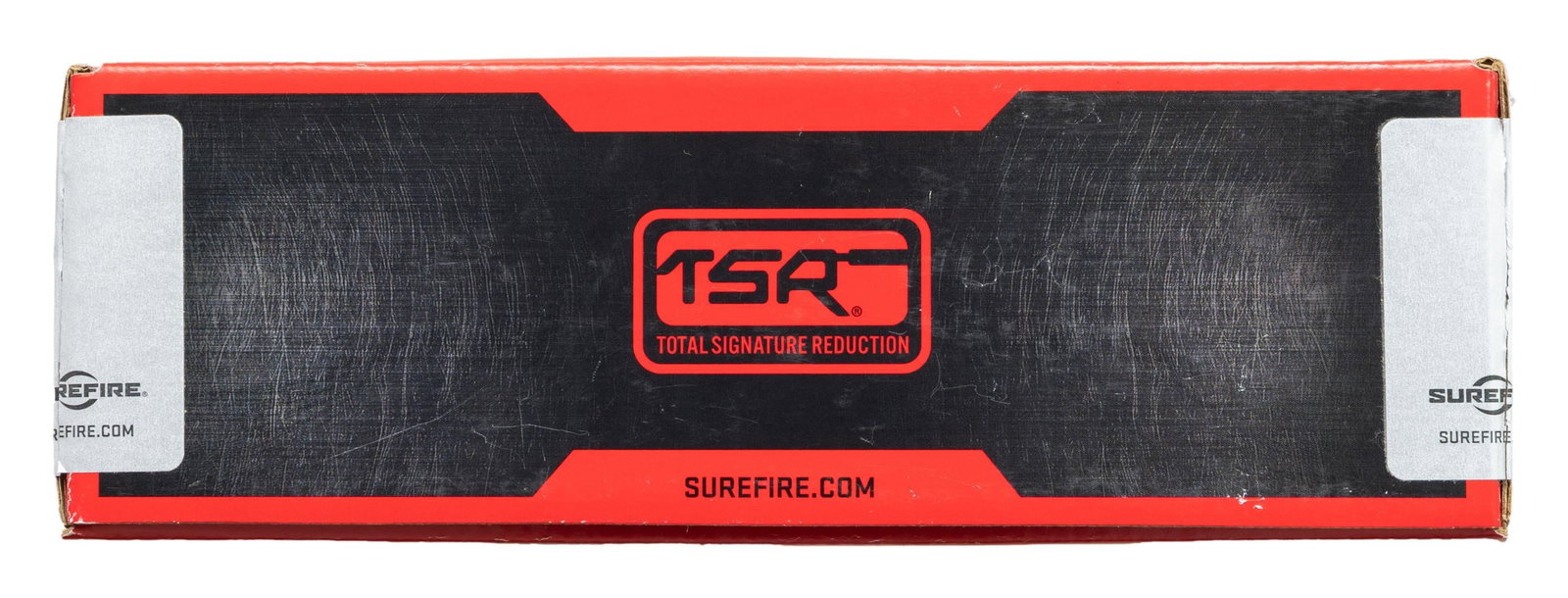 SUREFIRE SOCOM5.56-MINI SUPPRESSOR.: Cal. 5.56MM. S# A32N01204. Mfg. by Surefire LLC with Legacy Fast Attach mount. Constructed of high temperature Inconel and heat treated stainless steel having matte black finish. Overall length is 4 1