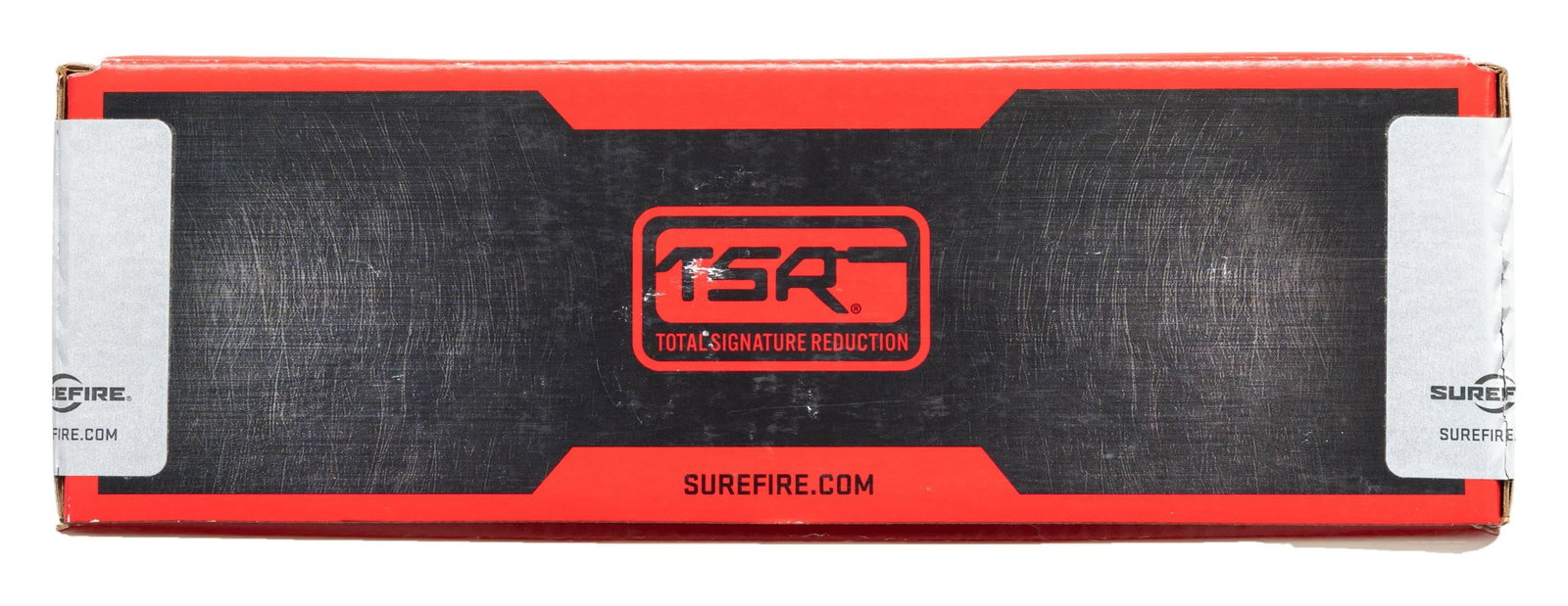 SUREFIRE SOCOM5.56-MINI SUPPRESSOR.: Cal. 5.56MM. S# A32N01207. Mfg. by Surefire LLC with Legacy Fast Attach mount. Constructed of high temperature Inconel and heat treated stainless steel having matte black finish. Overall length is 4 1