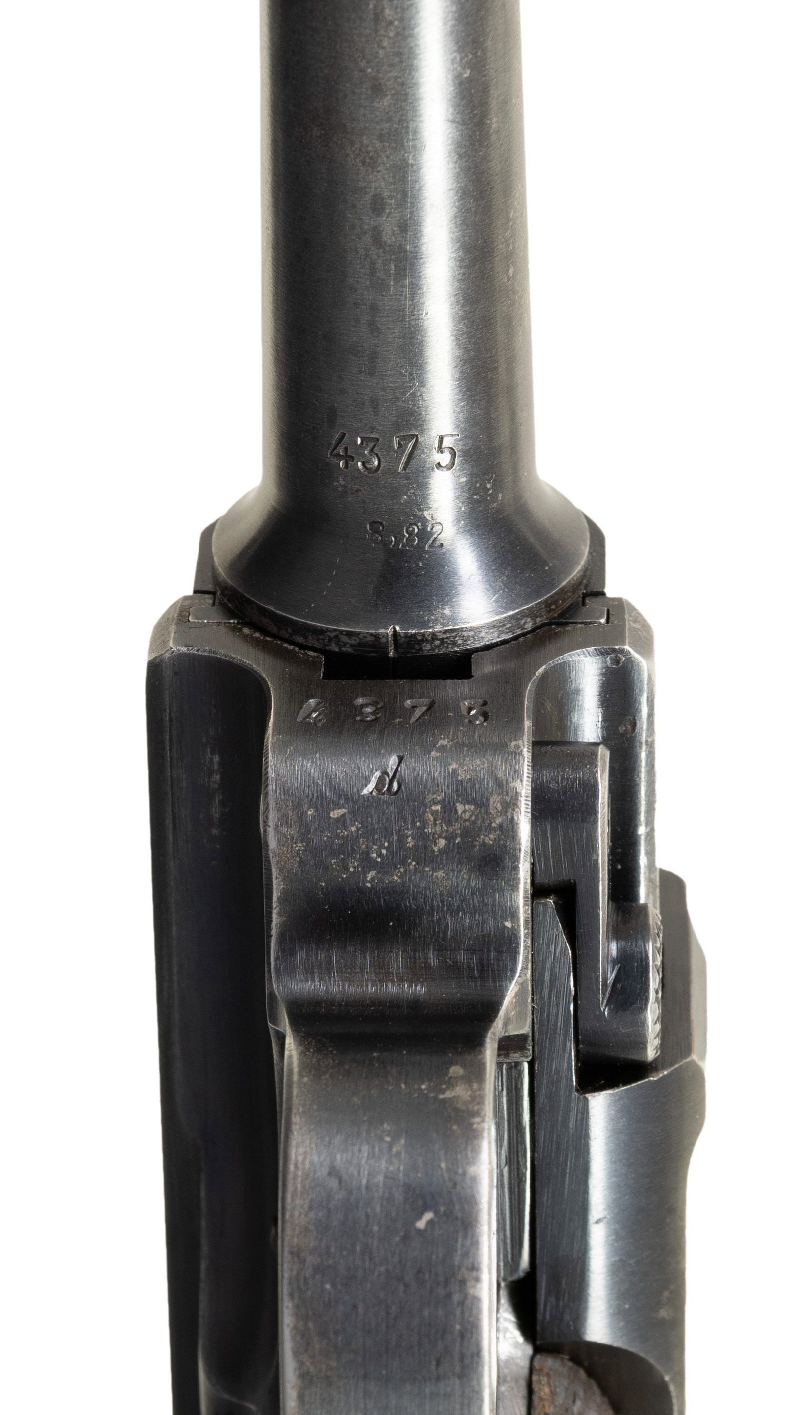 GERMAN PRE-WAR MAUSER "S/42" CODE "1938" DATE P.08 - 4