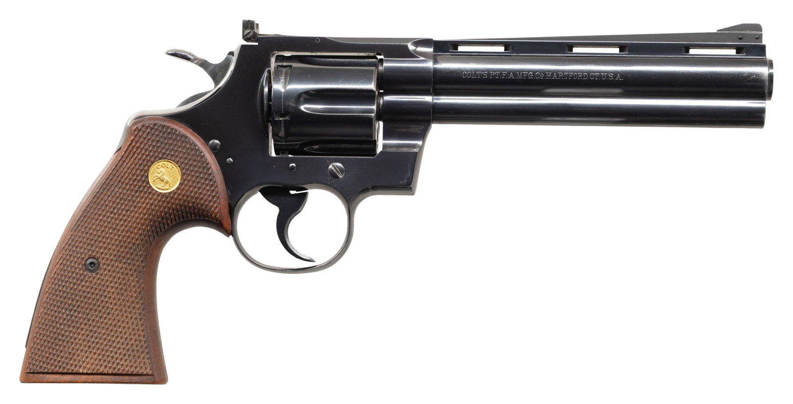 EARLY 2ND YEAR PRODUCTION COLT PYTHON DA REVOLVER - 2