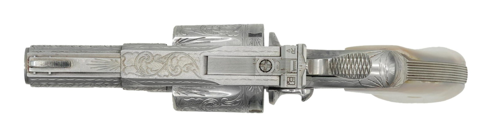 ENGRAVED 2 1/2" COLT PYTHON DOUBLE ACTION REVOLVER - 3