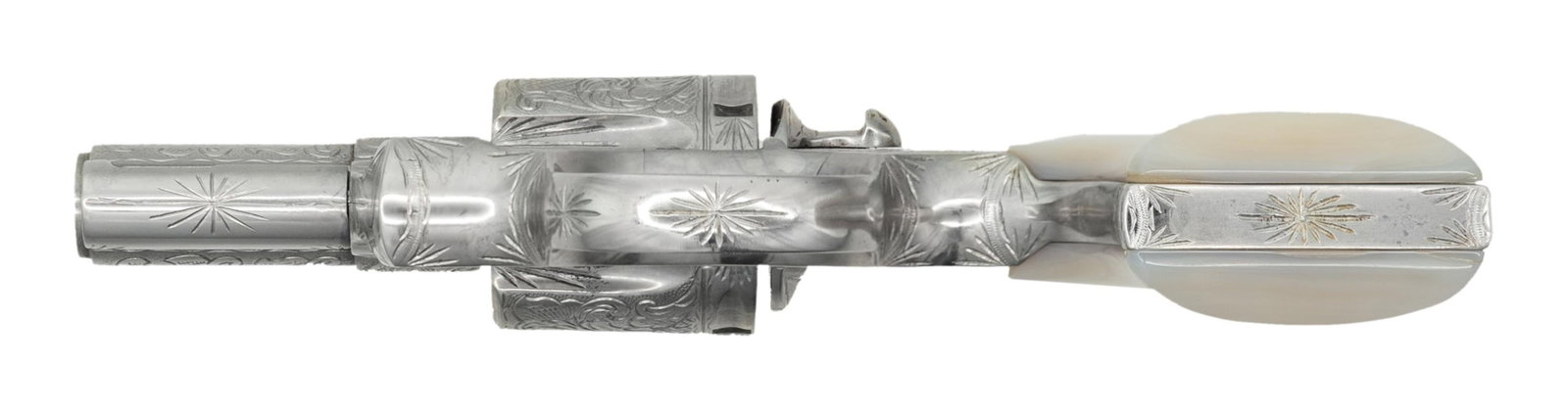 ENGRAVED 2 1/2" COLT PYTHON DOUBLE ACTION REVOLVER - 4
