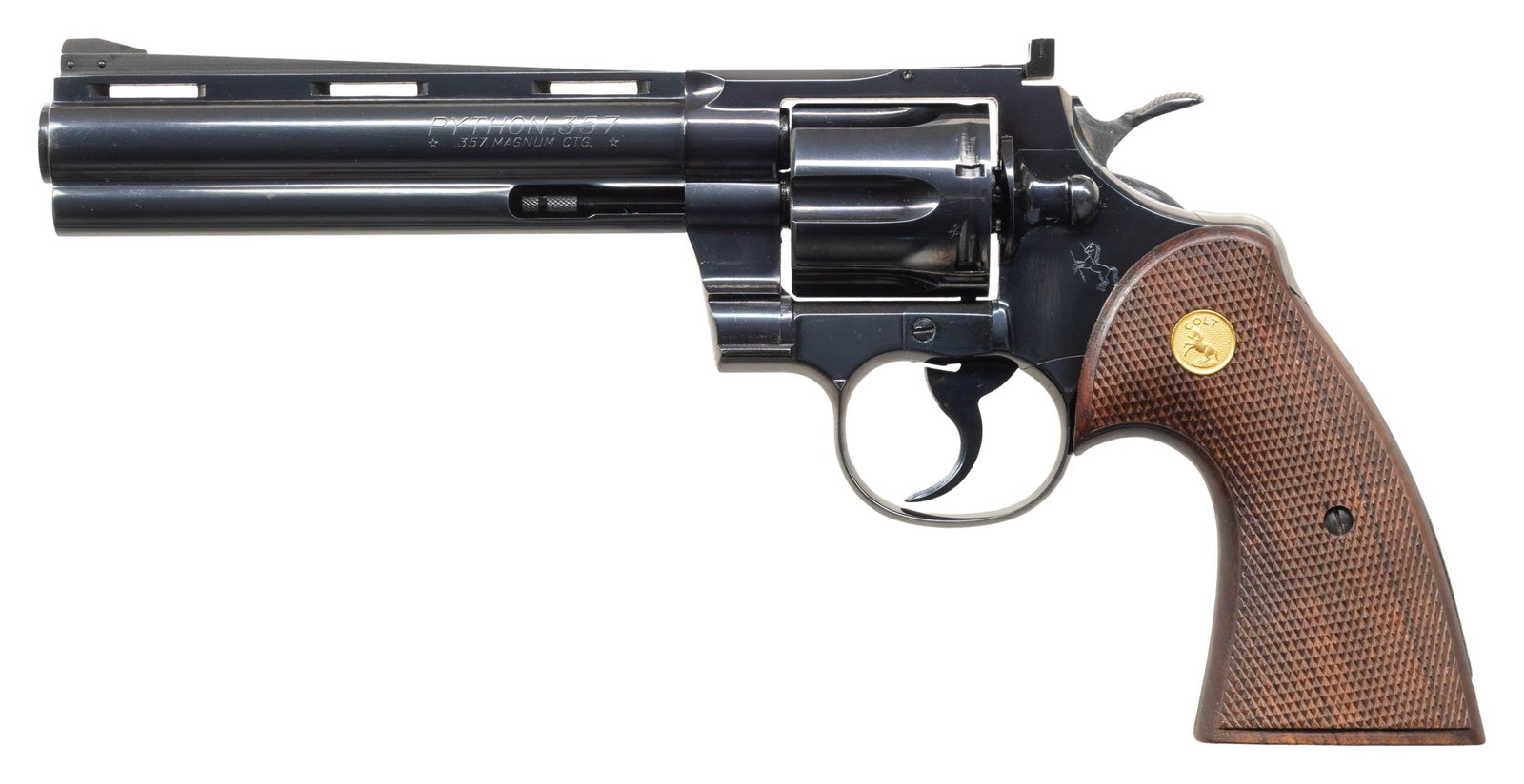 #1667 COLT PYTHON REVOLVER WITH ORIGINAL BOX, ETC. - 2