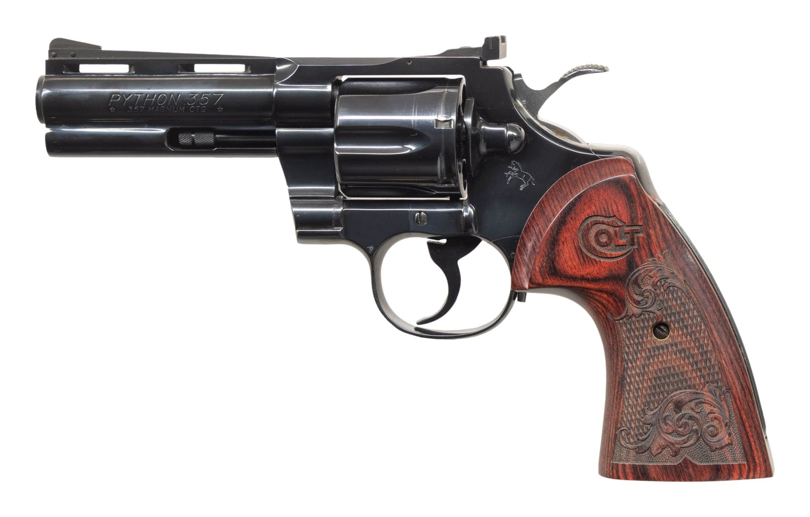 4" COLT PYTHON DOUBLE ACTION REVOLVER. - 2