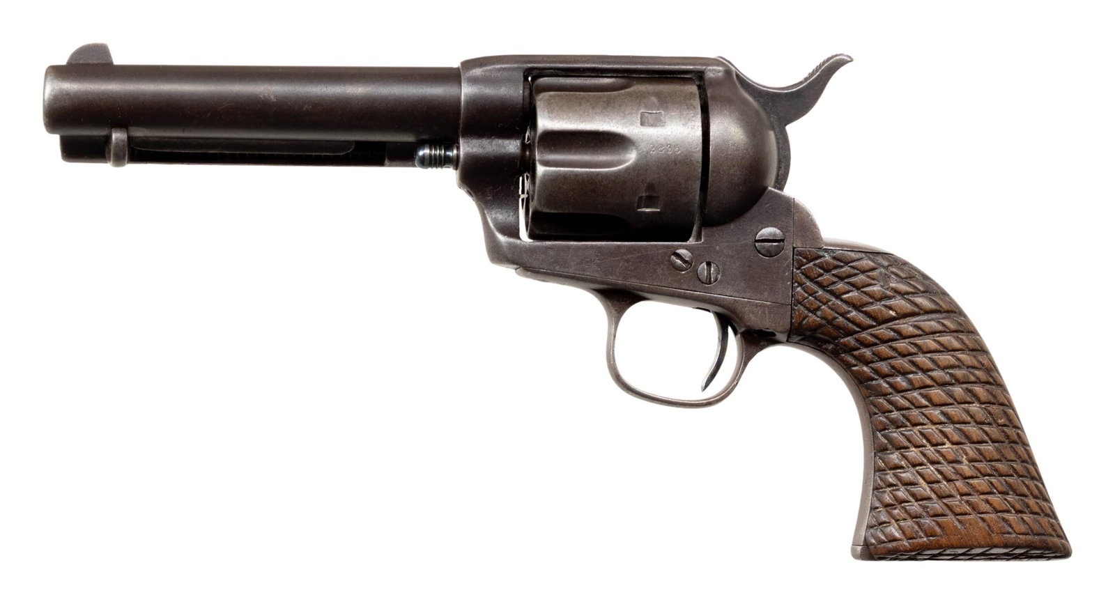 ANTIQUE COLT SINGLE ACTION ARMY REVOLVER BELONGING (1 of 4)