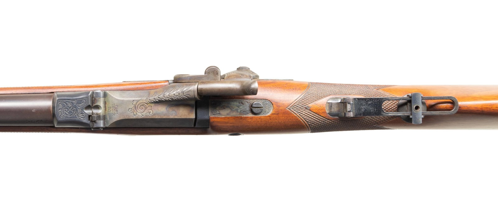 OUTSTANDING SPRINGFIELD MODEL 1873 SPORTING - 5
