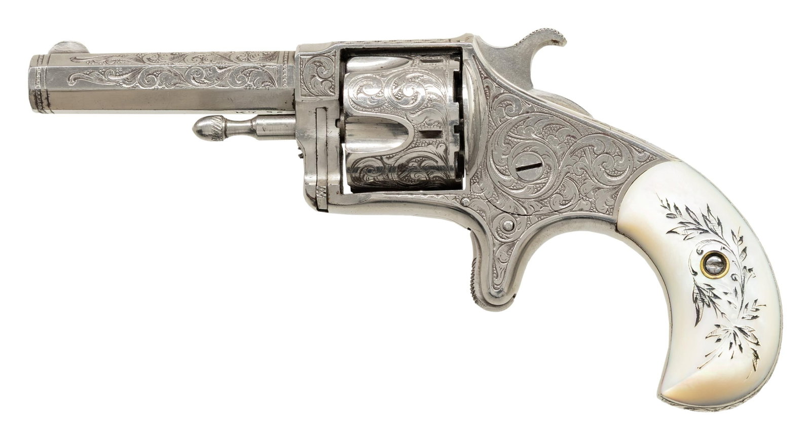 VERY FINE FACTORY ENGRAVED HOPKINS & ALLEN XL NO. (1 of 4)