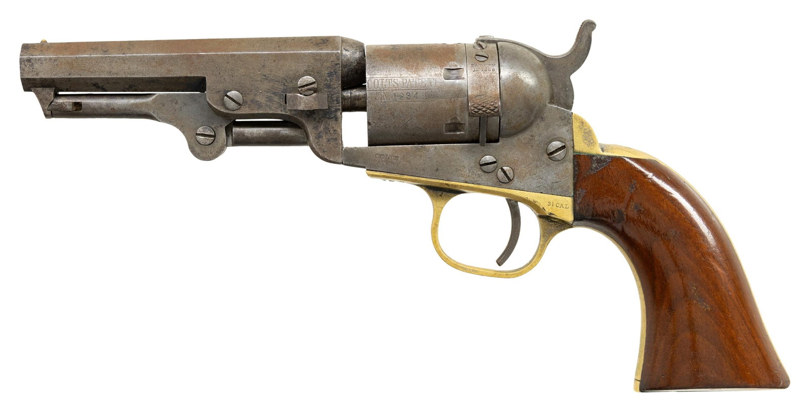 SCARCE THUER CARTRIDGE CONVERSION COLT MODEL 1849 (1 of 6)