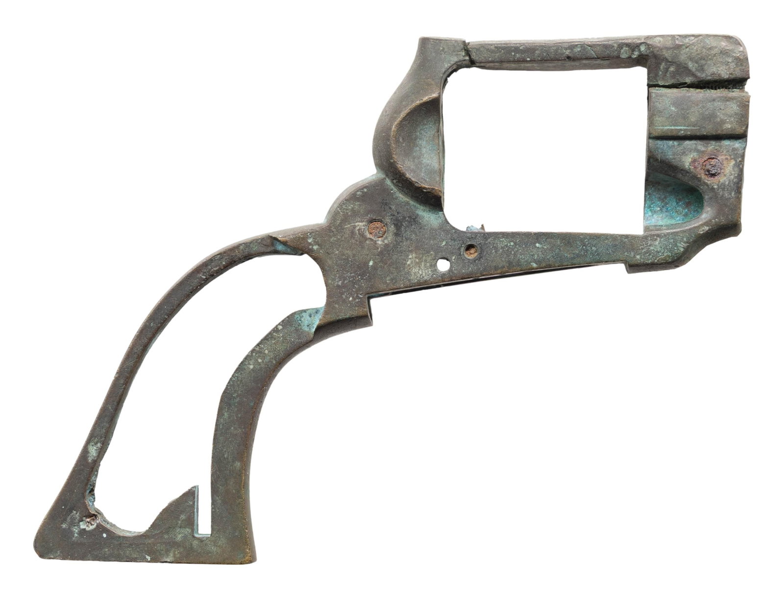 CONFEDERATE SPILLER & BURR RELIC FRAME FOUND IN (1 of 10)