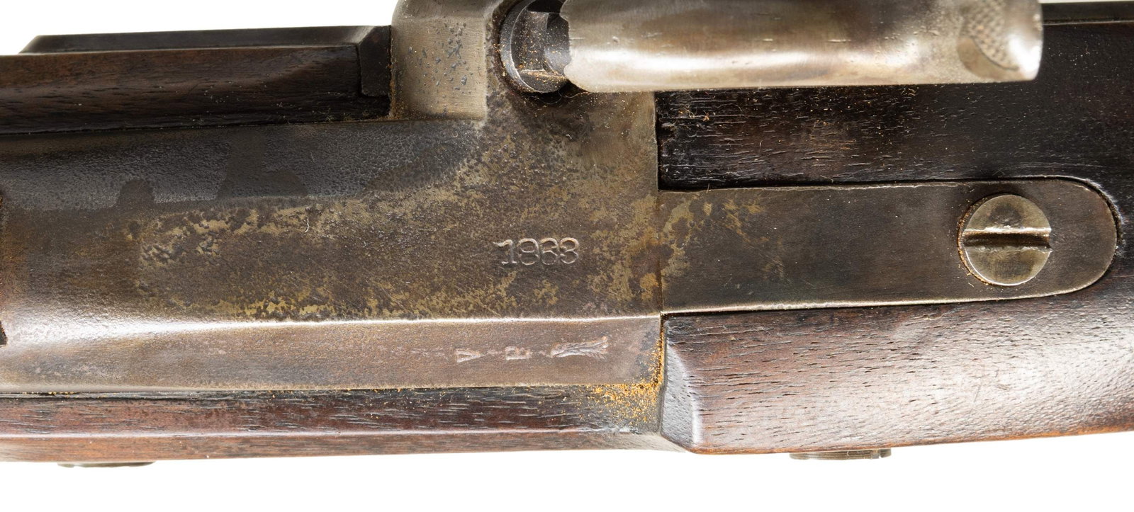 GOOD 1863 DATED MODEL 1863 SPRINGFIELD RIFLE. - 4
