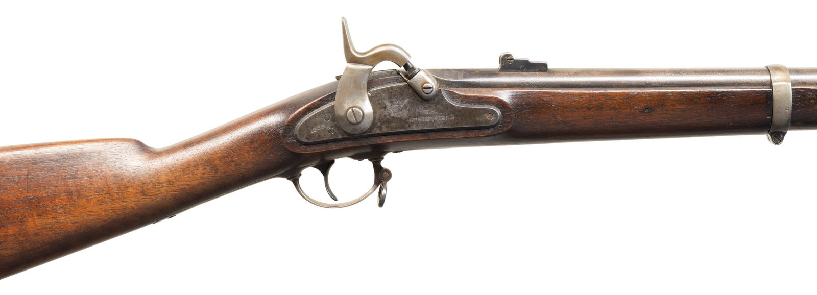 GOOD 1863 DATED MODEL 1863 SPRINGFIELD RIFLE. - 5