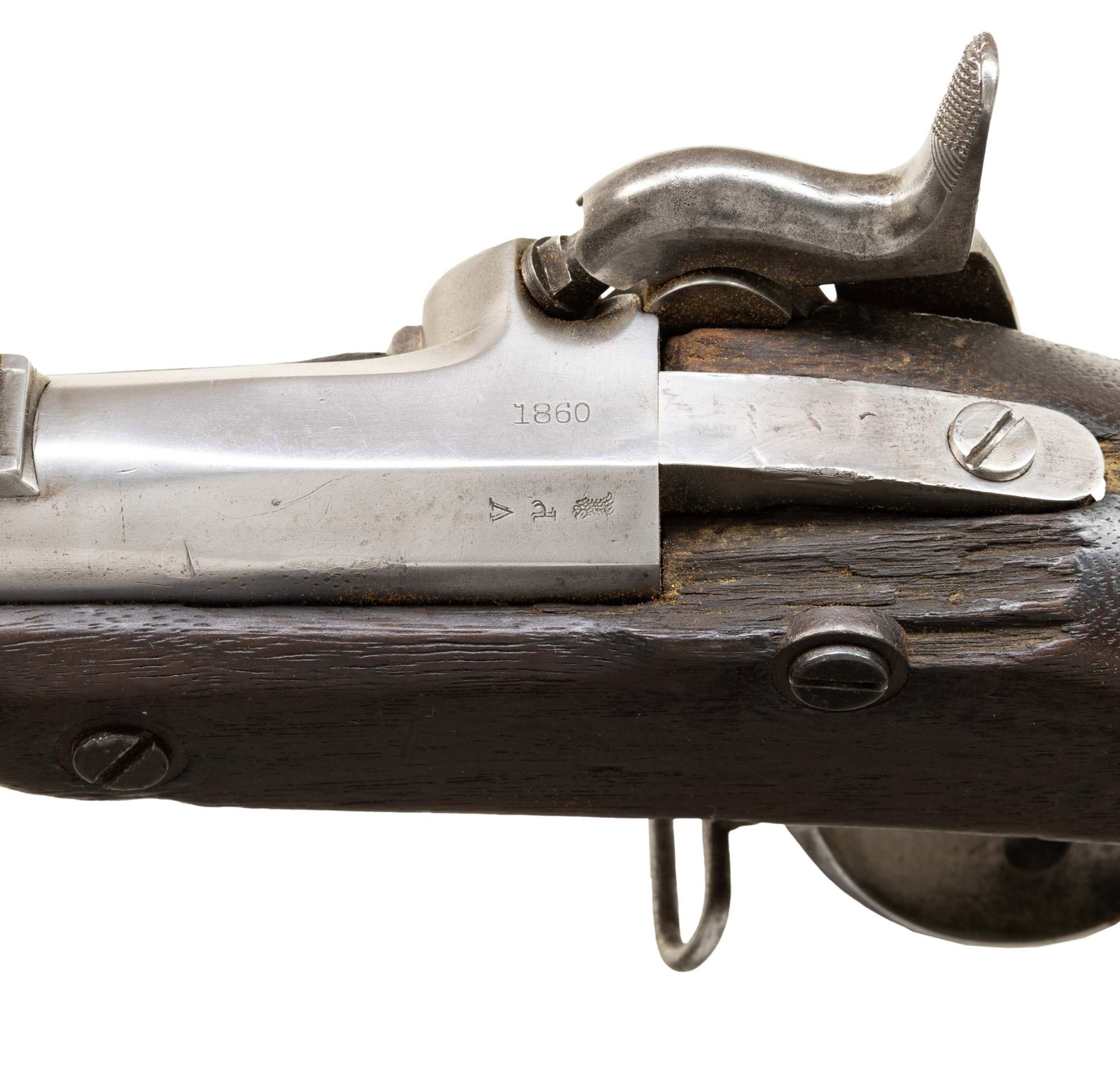SCARCE 1860 DATED SPRINGFIELD ARMORY MODEL 1855 - 4