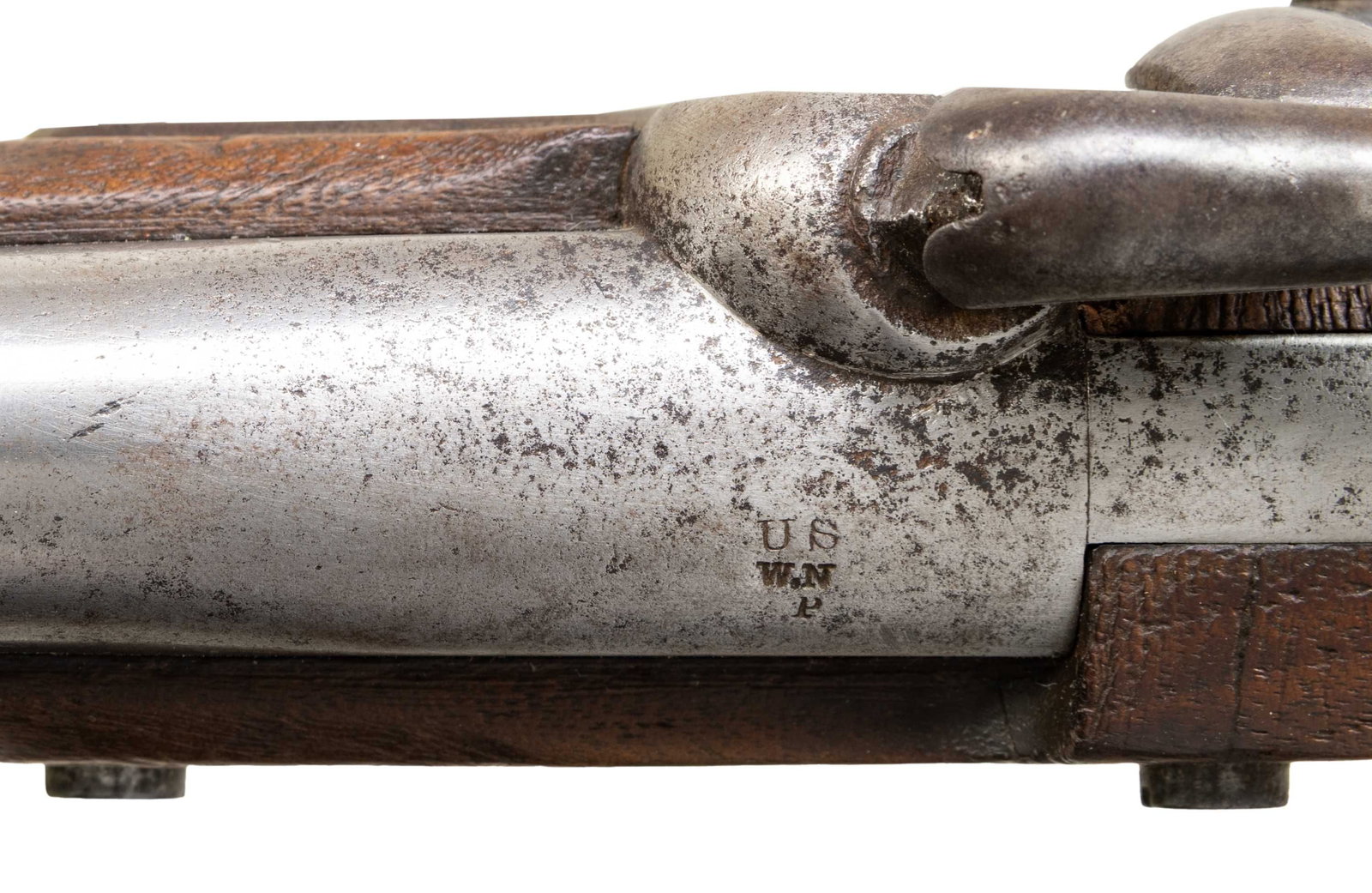 1852 DATED ASTON MODEL 1842 CAVALRY PISTOL. - 5