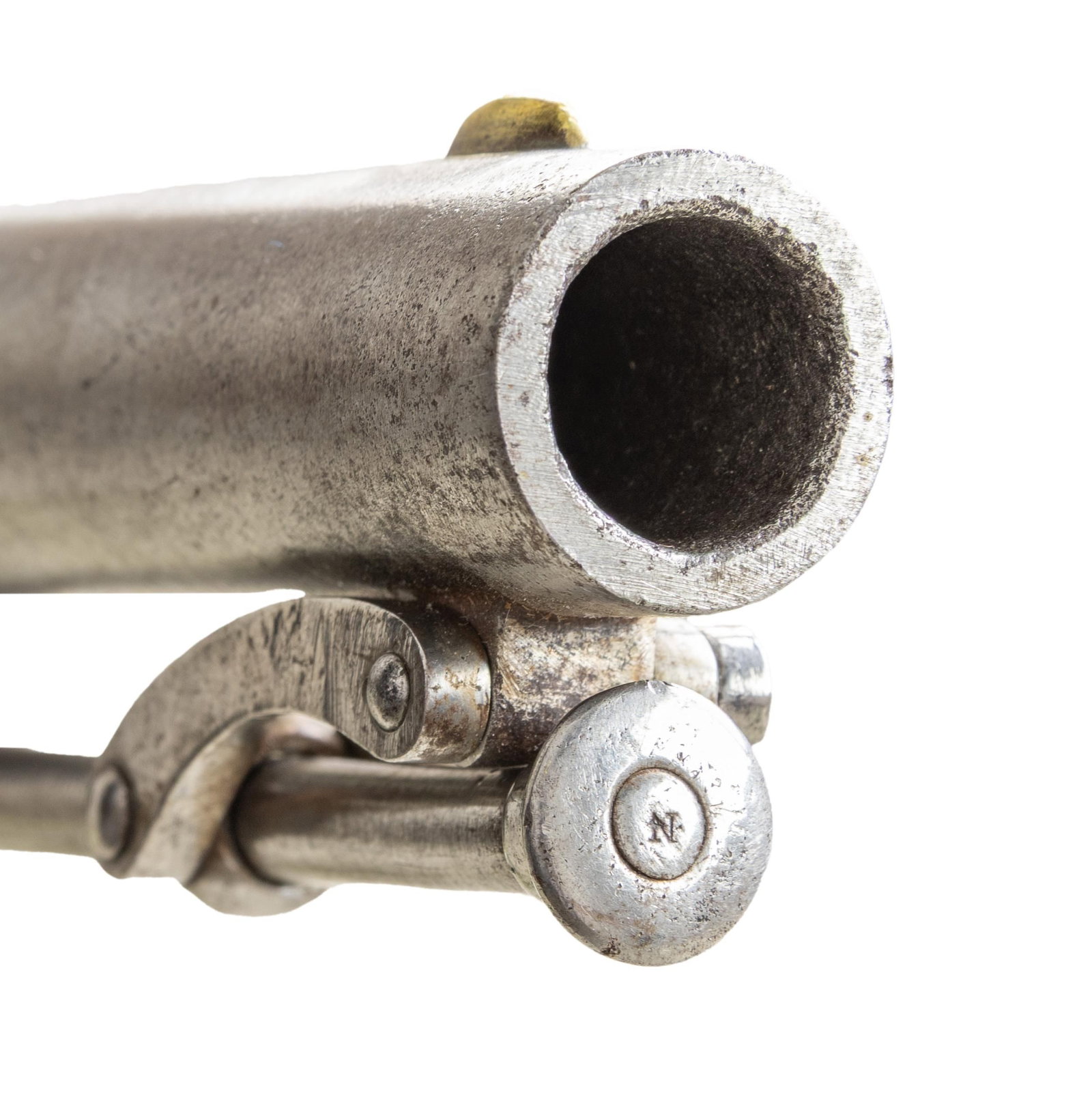 1852 DATED ASTON MODEL 1842 CAVALRY PISTOL. - 6