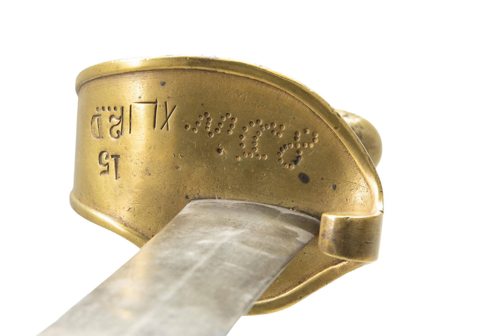 1845 DATED AMES USN M1841 NAVAL CUTLASS. - 3