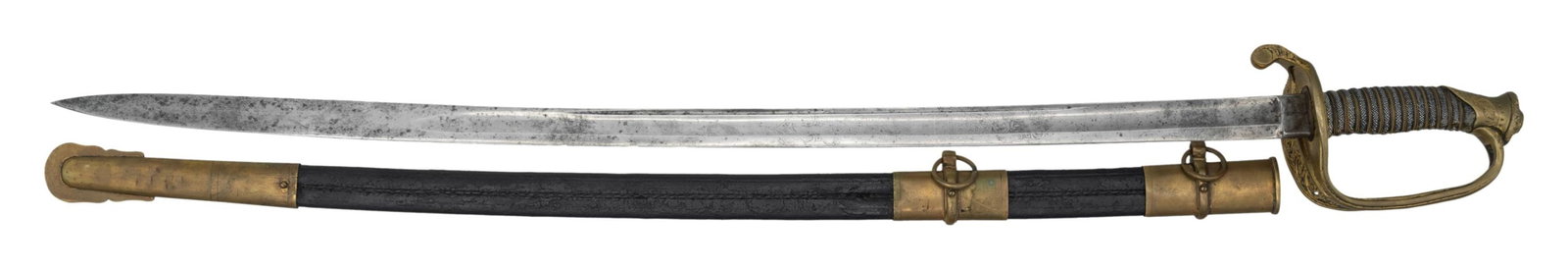 U.S. MARKED CAVALRY STYLE SWORD. - 2