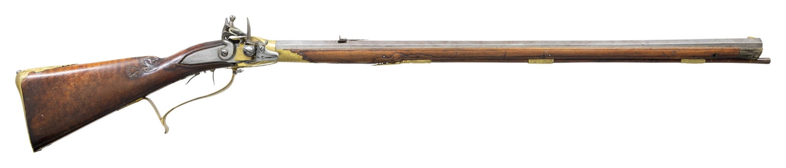 LORENZONI TYPE SINGLESHOT BREECH LOADING FLINTLOCK (1 of 7)