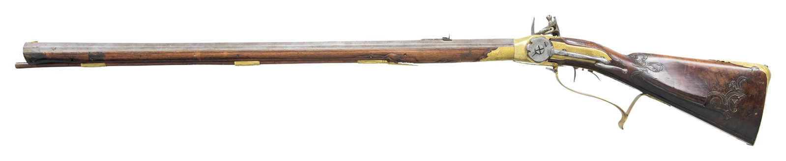 LORENZONI TYPE SINGLESHOT BREECH LOADING FLINTLOCK - 2