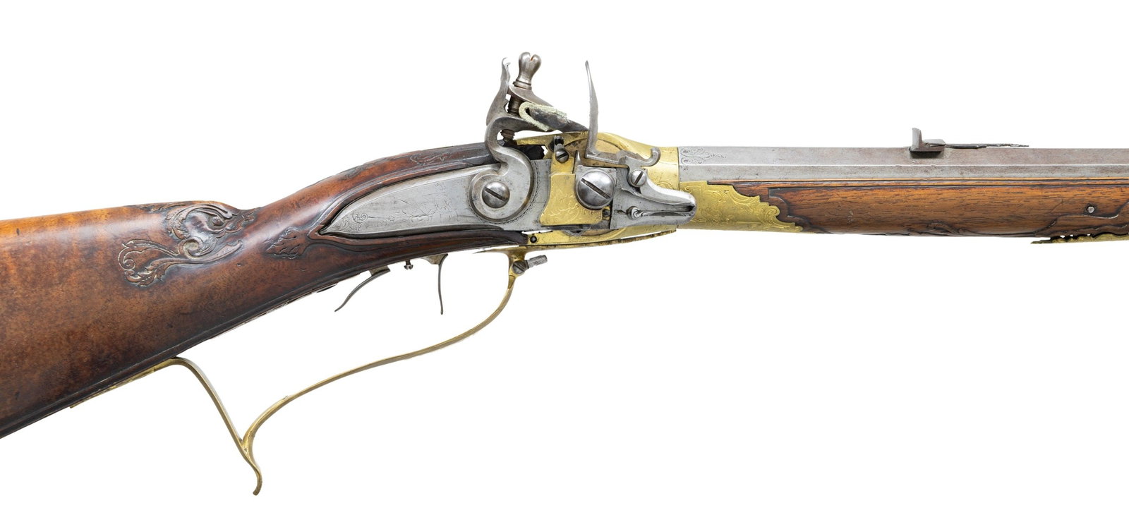 LORENZONI TYPE SINGLESHOT BREECH LOADING FLINTLOCK - 3