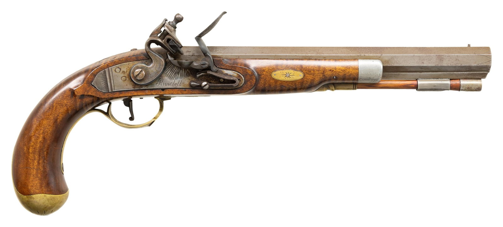J. RUNDELL KENTUCKY STYLE CONTEMORARY FLINTLOCK (1 of 2)