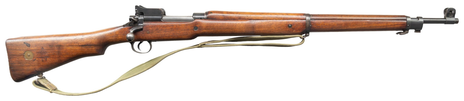 BRITISH WWI EDDYSTONE PATTERN 14 BOLT-ACTION: MILITARY RIFLE. Cal. 303 British. S# 24860. Serial number matches on receiver and bolt. Bbl. 26". Receiver is marked "ERA". All major parts markings are "E". Receiver marked with several view marks