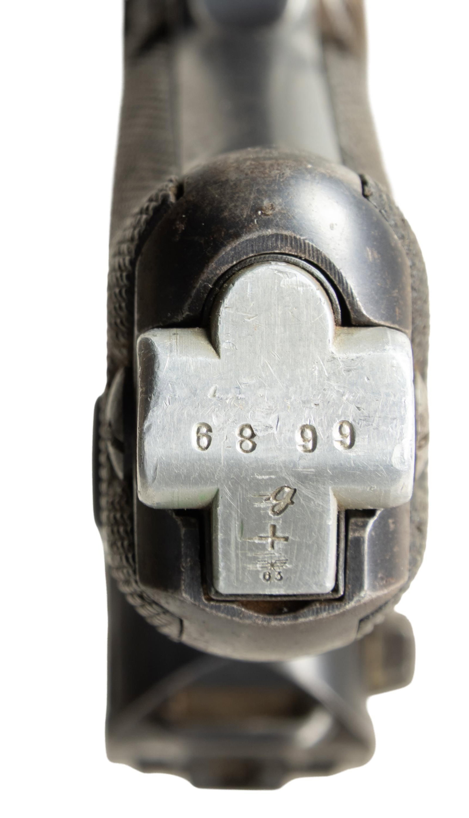 UNIT MARKED, FIRST ISSUE, DWM P.08 LUGER - 6