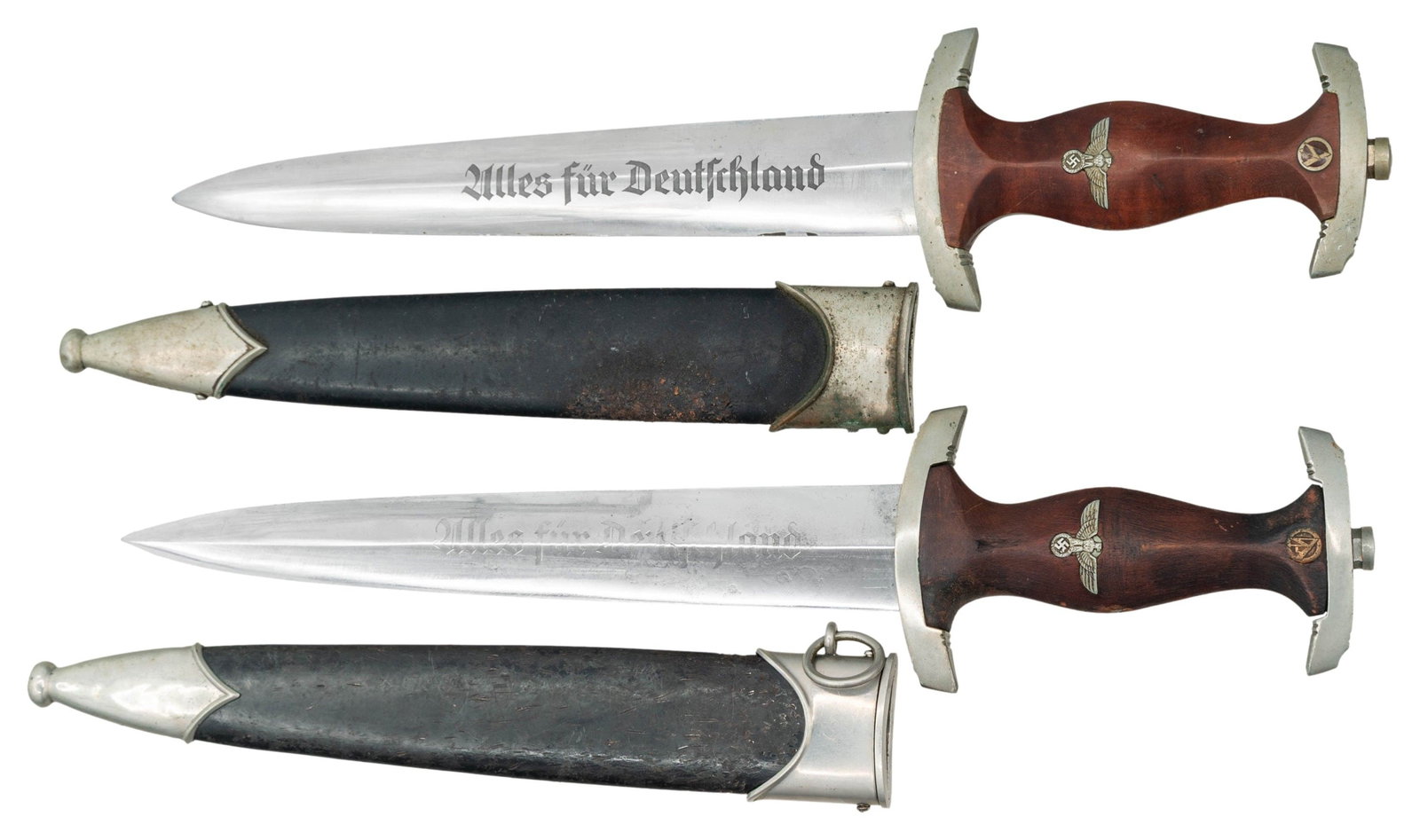 2 WWII GERMAN NSKK DAGGERS. (1 of 2)