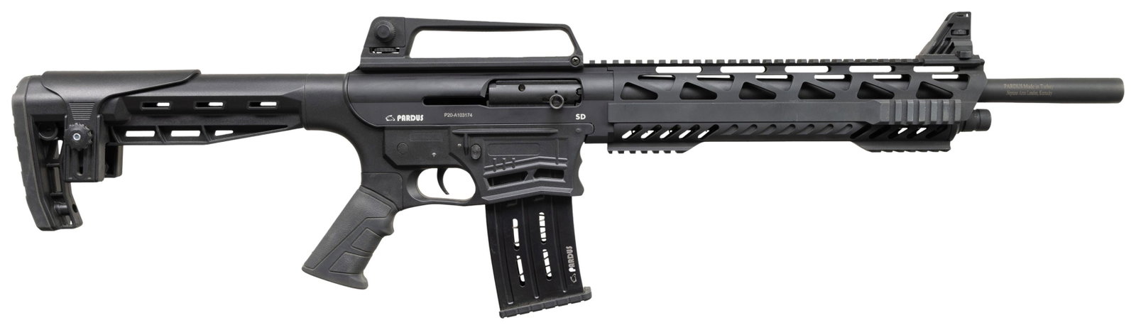 TURKISH PARDUS SD SEMI AUTO TACTICAL SHOTGUN. (1 of 4)