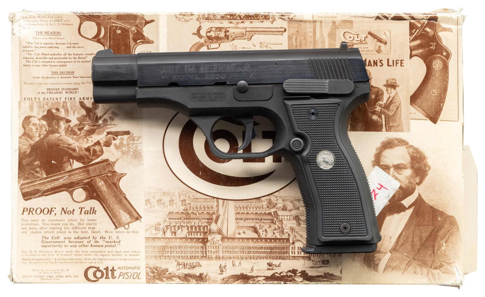 FINE COLT ALL AMERICAN MODEL 2000 SEMI-AUTOMATIC (1 of 2)