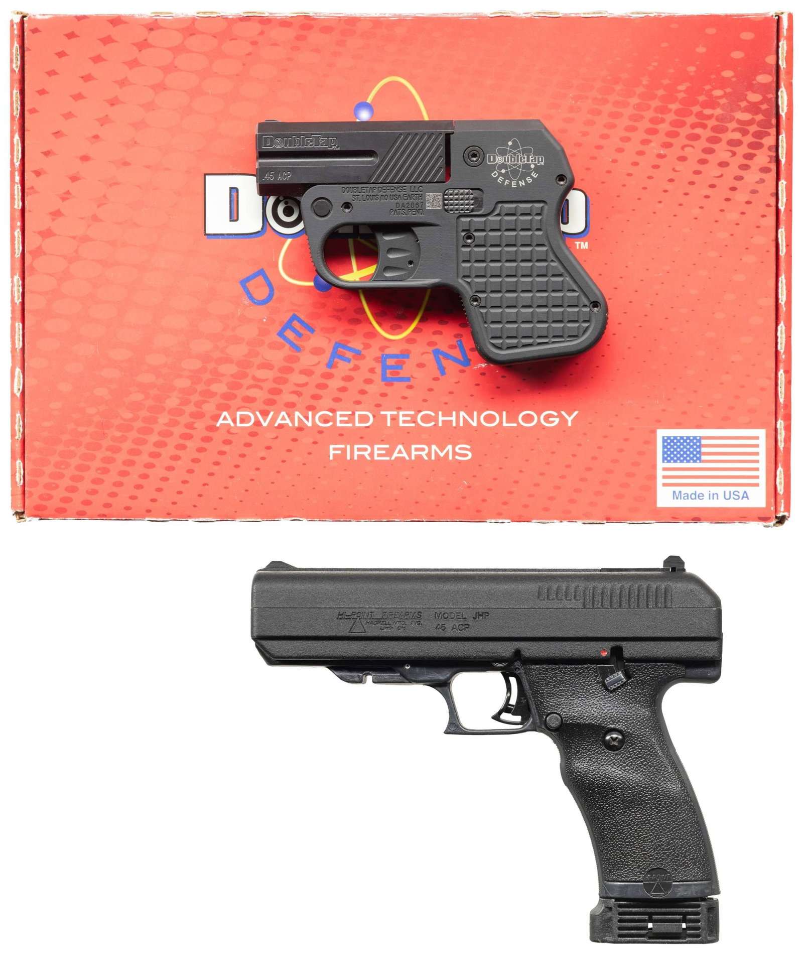 DOUBLETAP & HI-POINT PISTOLS. (1 of 5)