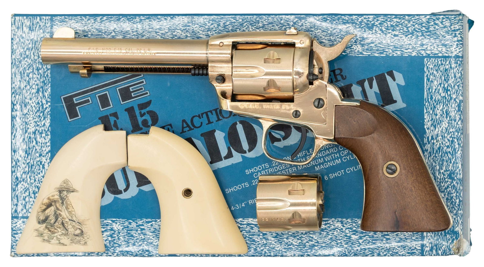 FIE E-15 BUFFALO SCOUT GOLD PLATED CONVERTTIBLE SA (1 of 2)