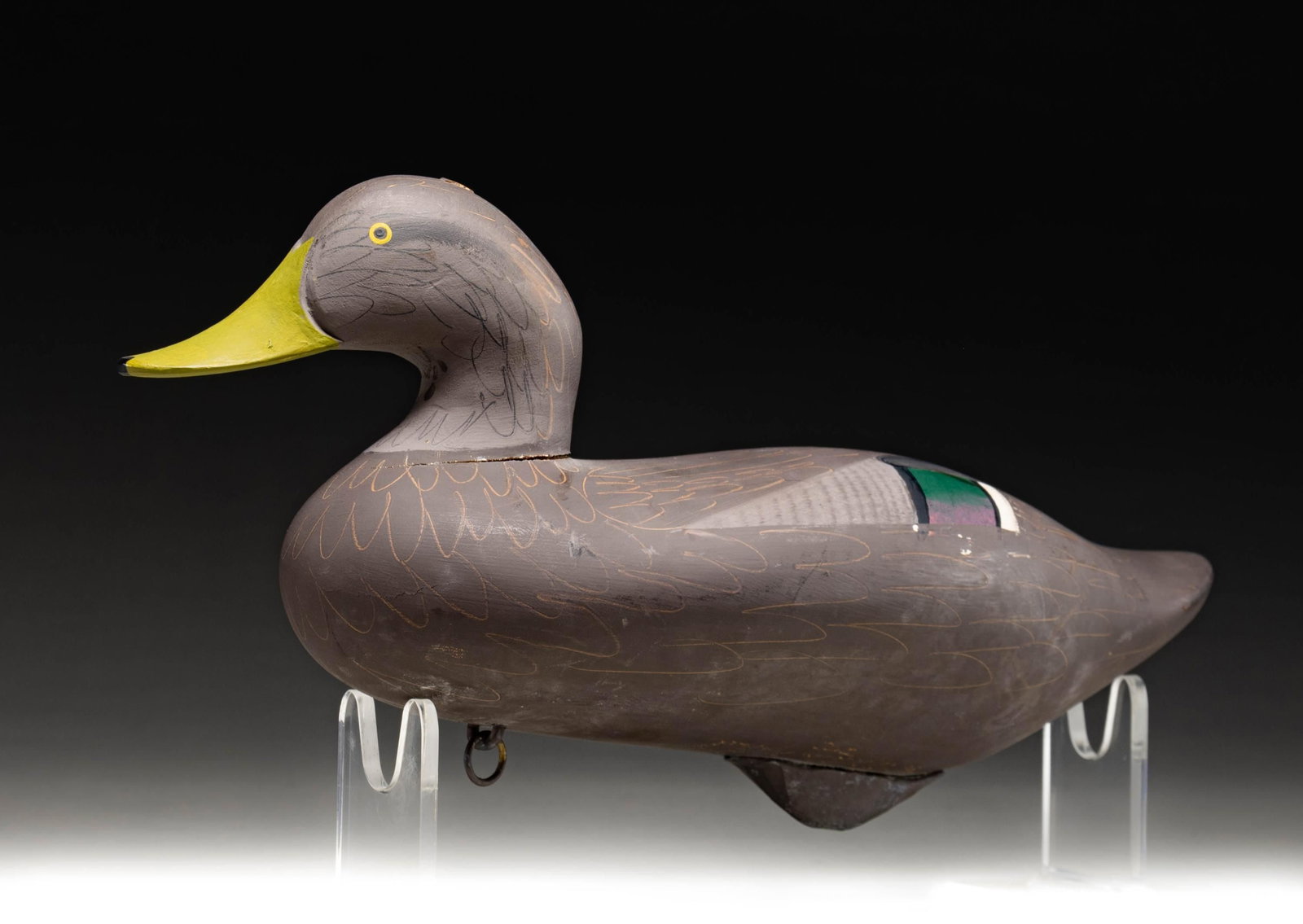 THREE DUCK DECOYS. - 9