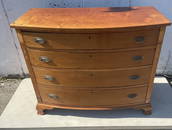 1790&#8217;s 4 Drawler Chest inlayed Cherry