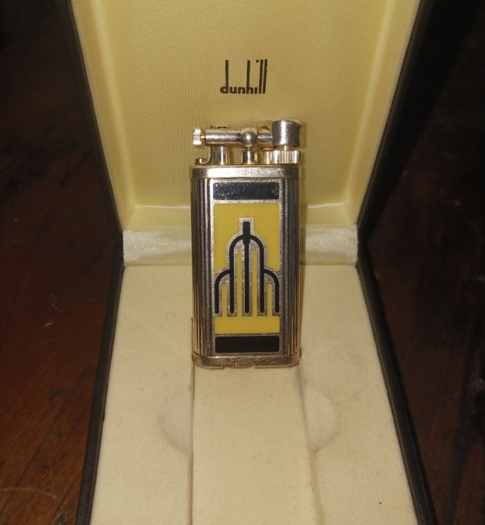 Vintage Dunhill Enameled Lighter (1 of 1)