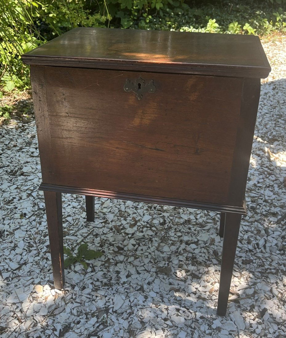 18th Century Mahogany Liquor Box (1 of 2)