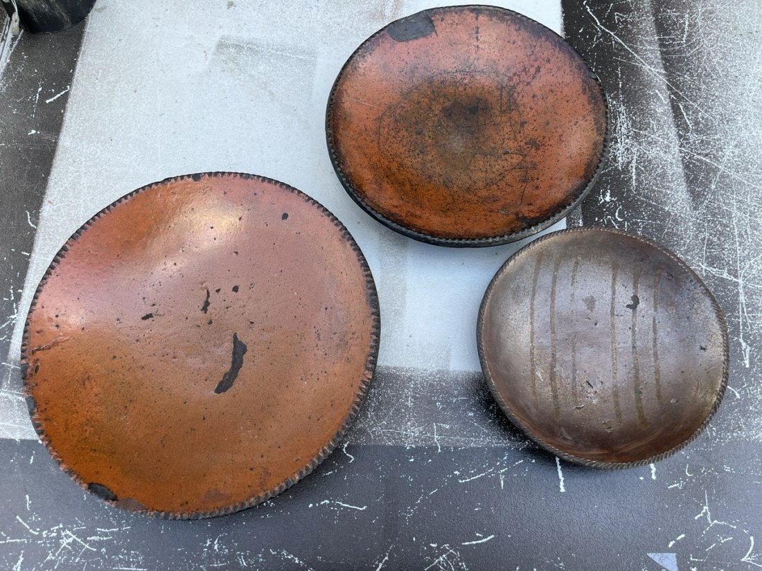 3 redware plates (1 of 1)